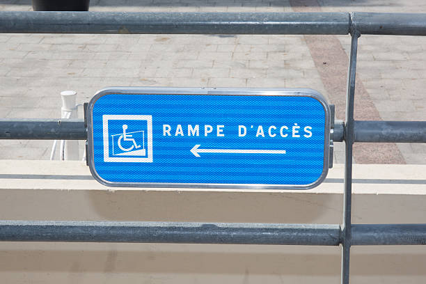 niebieski parkowanie oraz dostęp dla osób na wózkach inwalidzkich, przestrzeń wektor znak - acess zdjęcia i obrazy z banku zdjęć