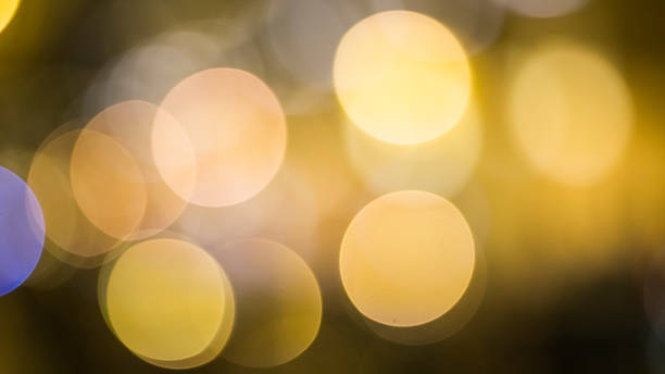 istock Abstract blur bokeh of traffic and car light for background 508960668