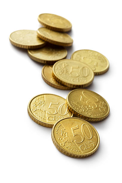 istock Money: Euro Coins Isolated on White Background 508963829