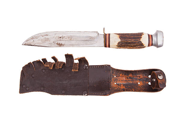 istock Very old bowie knife isolated 508964711