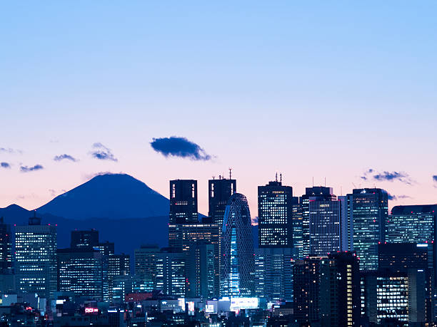 istock Shinjuku skyscrapers and Mount Fuji 508965414