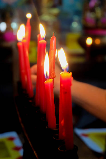 istock Buring incenses to worship the ancestors 508965478