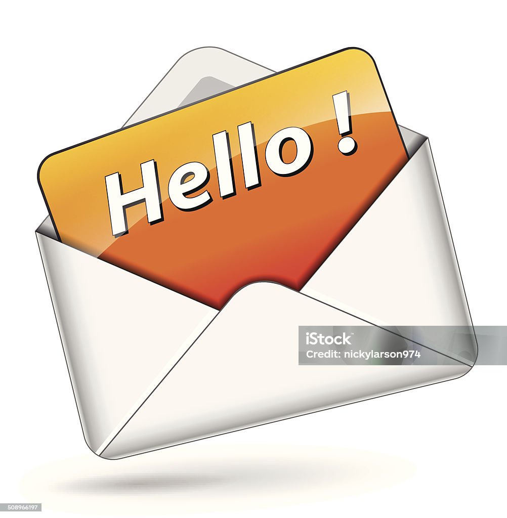 Hello Message Graphics Vector Hello Message Stock Illustration - Download Image Now - Design ...