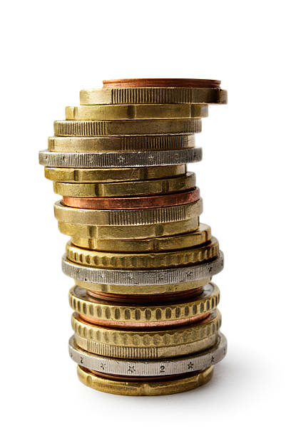 istock Money: Euro Coins Isolated on White Background 508966903