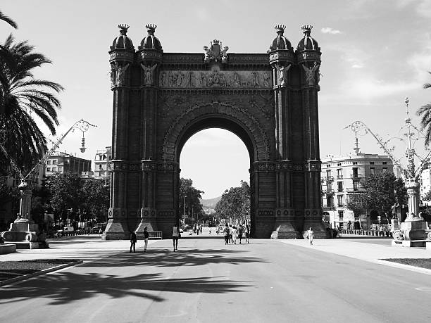 Arc of Triumph Arc of Triumph.  arc de triomf barcelona photos stock pictures, royalty-free photos & images