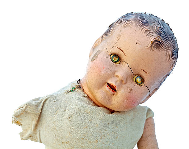 istock Scary Spooky Vintage Doll Baby 508968394