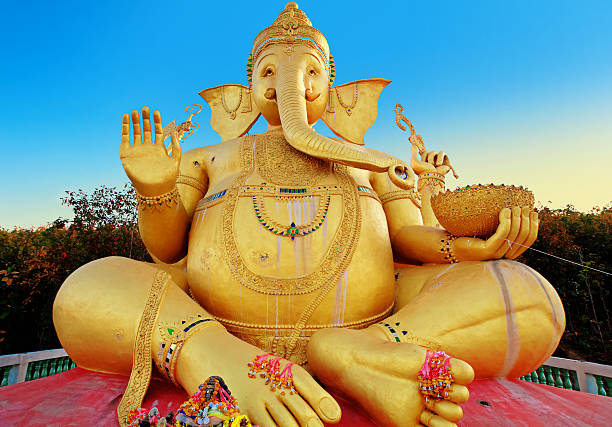 istock Sculpture of a mythical creature. Temple Mok Khan Lan. 508968420