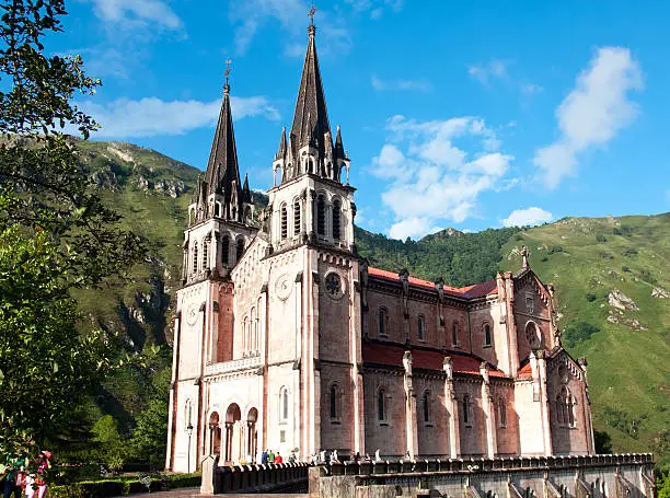 Basilica of Santa Maria, Covadonga, Asturias, Spain