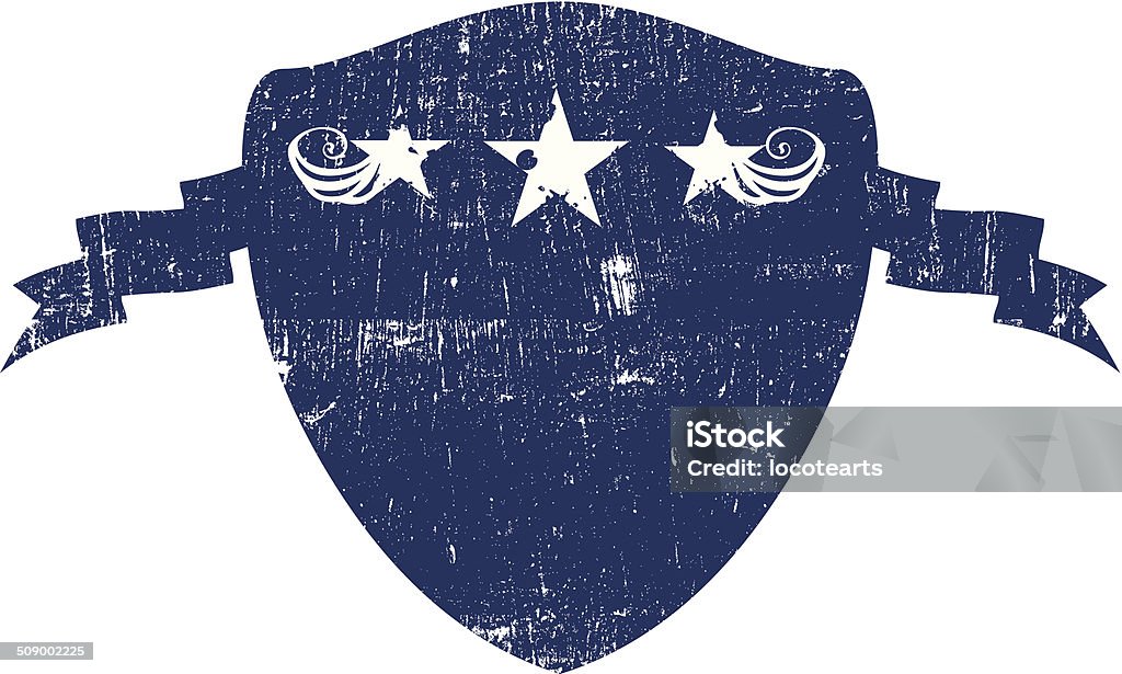 Azul vintage con estrellas apantallamiento - arte vectorial de Anticuado libre de derechos