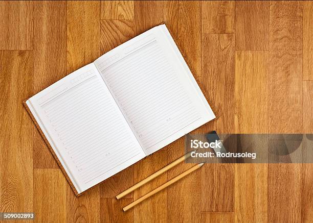 Blank Notepad With Office Supplies And Cup Of Coffee Stock Photo - Download Image Now
