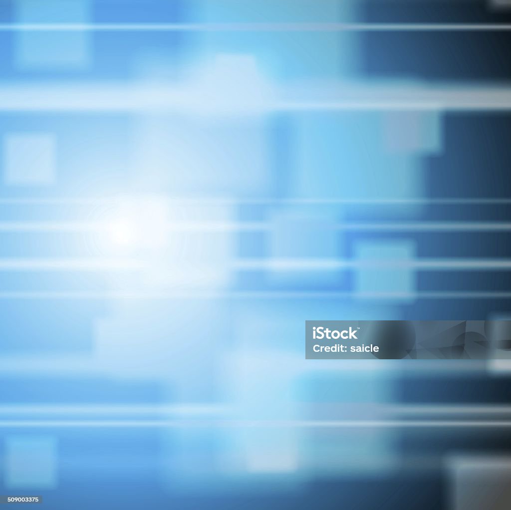 Bright Blue Tech Design Stock Illustration - Download Image Now ...