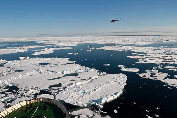 istock Bow of Ice breaker heading in NE Passage 509004305