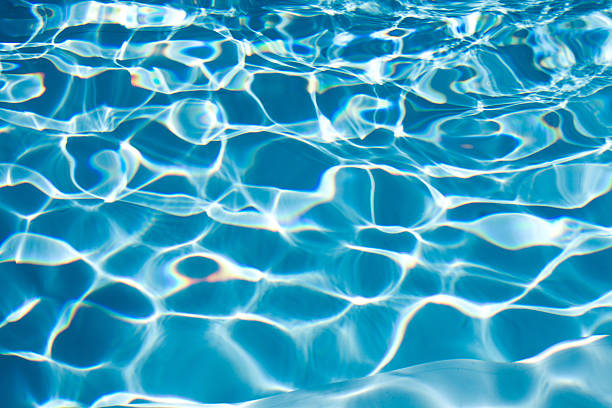 istock Water in the swimming pool with a wave. 509004881