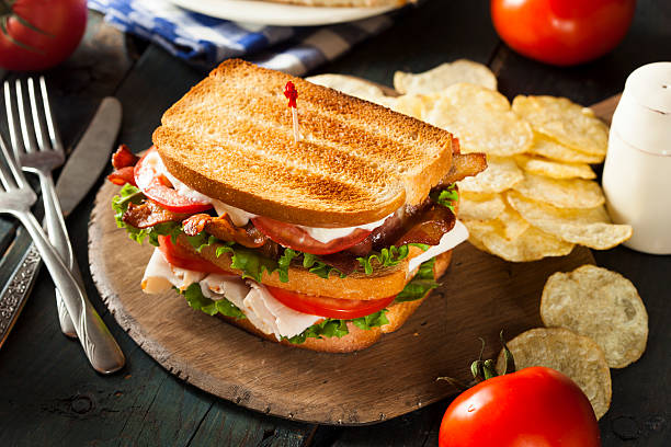 istock Turkey and Bacon Club Sandwich 509007599