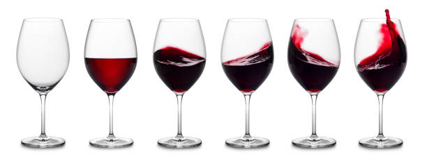 raccolta spruzzata di vino rosso - vino rosso foto e immagini stock