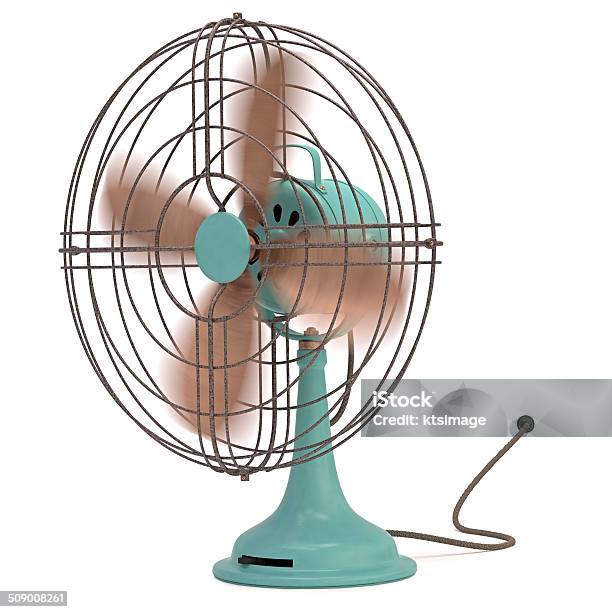 Old Antique Fan Stock Photo - Download Image Now - Electric Fan, Retro Style, Old-fashioned