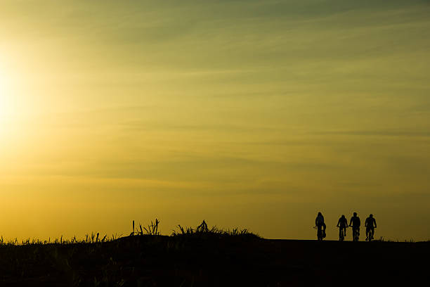 istock Cyclists at the sunset 509008345