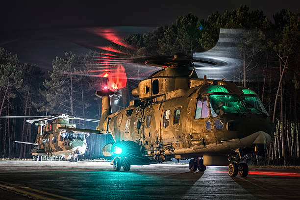 agustawestland aw101 merlin - transport helicopter - fotografias e filmes do acervo