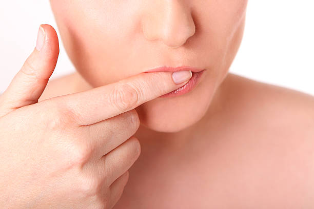 istock Lips of a young woman 509009179