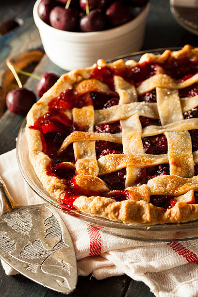 istock Delicious Homemade Cherry Pie 509009311
