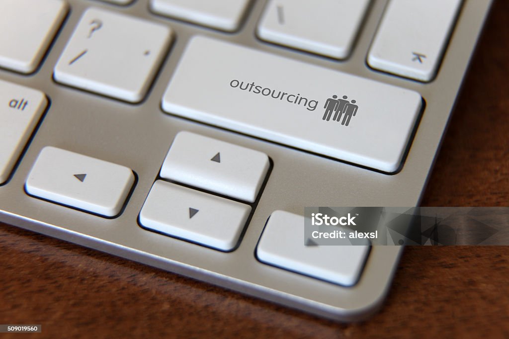 Outsourcing Outsourcing Stock Photo