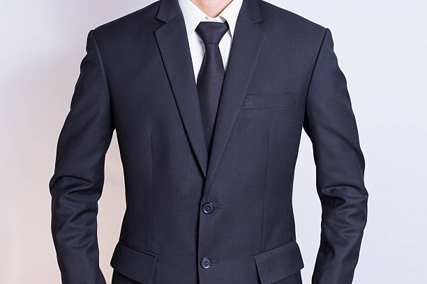 istock Businessman in Black Suit on Isolated Background 509023534