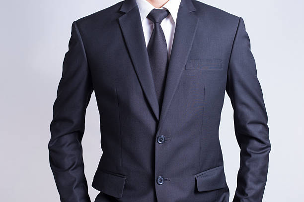 istock Businessman in Black Suit on Isolated Background 509023596