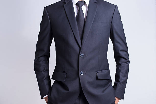 istock Businessman in Black Suit on Isolated Background 509023714