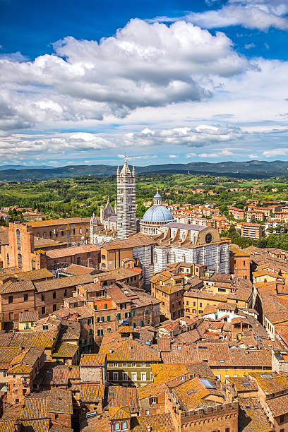 istock Aerial view of Siena 509025648