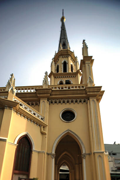 istock Holy Rosary Church with dark background 509027337