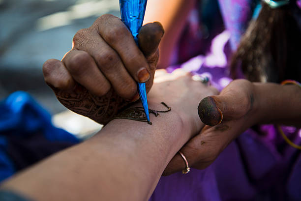 istock Forearm Henna Tattoos in India 509027932