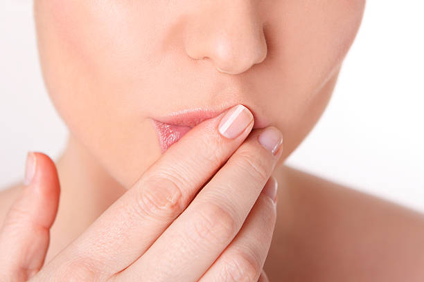 istock Lips of a young woman 509028891