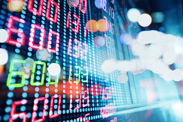 istock Stock market price display 509029076