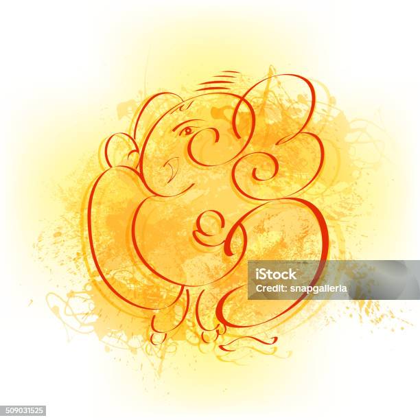 Lord Ganesha Stock Illustration - Download Image Now - Ganesha, Vector, Celebration