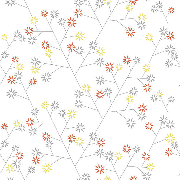 floral tapete - blossom florescence flower wallpaper pattern stock-grafiken, -clipart, -cartoons und -symbole