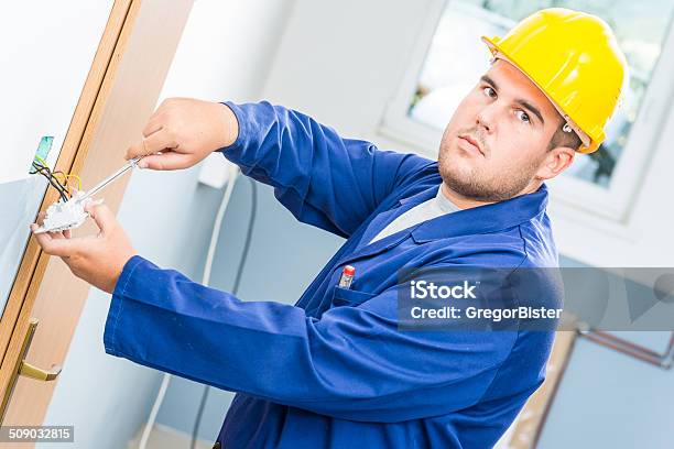 Electrician Stock Photo - Download Image Now - Activity, Adult, Adults Only