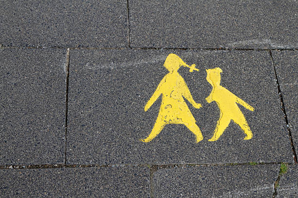 istock way to school - yellow symbol 509032833
