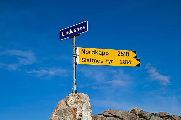 Norway crossing stock photo