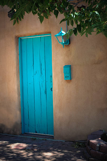istock Turquoise Door and Decor 509033217