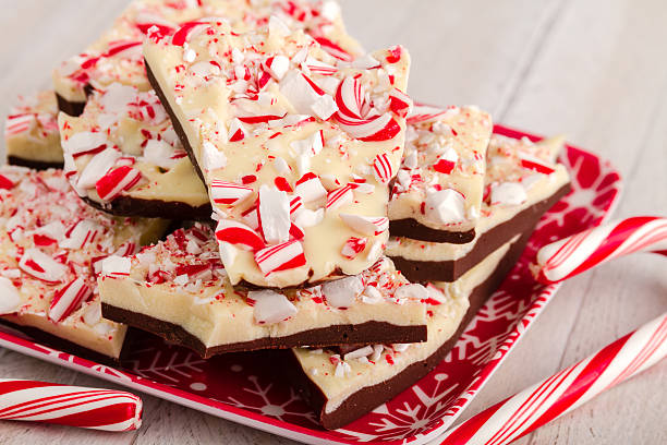istock Traditional Holiday Chocolate Peppermint Bark 509033805