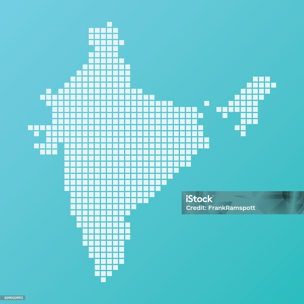 India Map Pattern In Java India Map Basic Square Pattern Turquoise Stock Illustration - Download ...