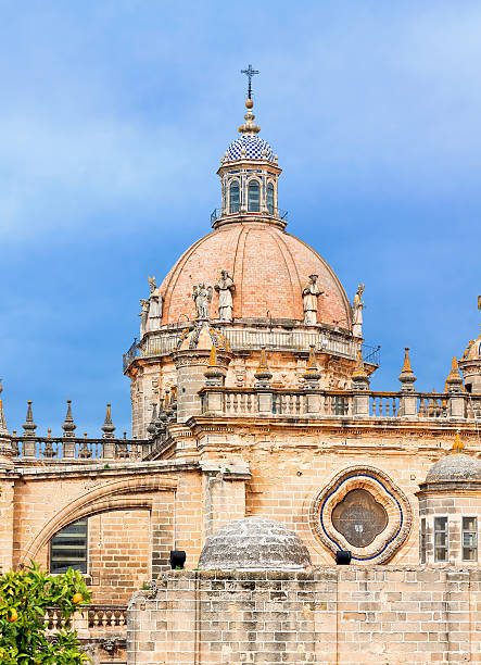 istock Cathedral in evening time. Jerez de la Frontera, Spain 509034126