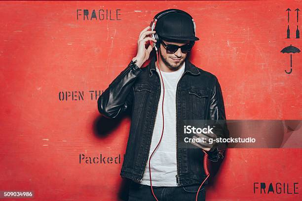 Style And Music Stock Photo - Download Image Now - Men, Cool Attitude, Cap - Hat