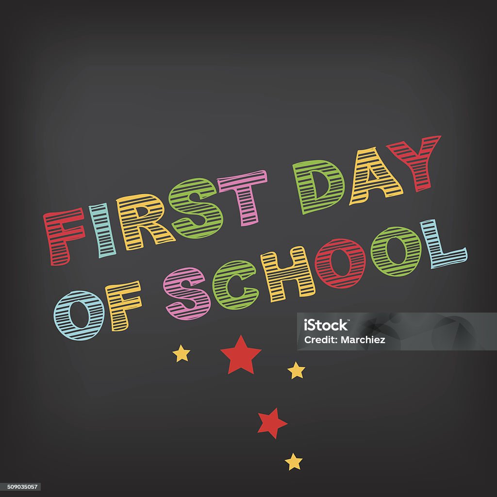 Back to school, poster design. Autumn stock vector