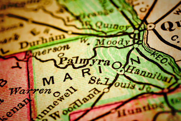 istock Marion | Missouri County maps 509035854