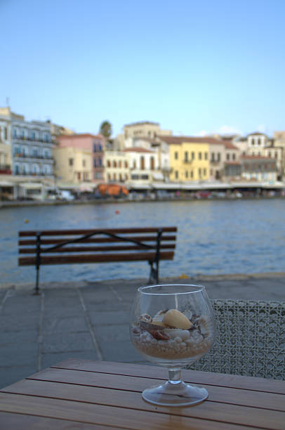View of the old town of Chania, in Crete, Greece