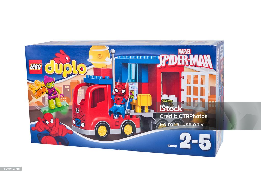 Lego Duplo 10608 Spiderman Spider Truck Adventure Kit Stock Photo -  Download Image Now - iStock