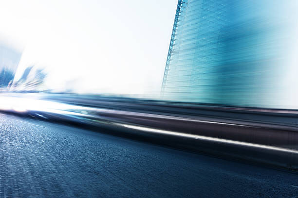 istock Motion blur traffic in city 509046498