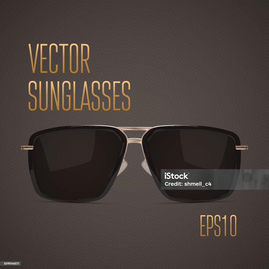 Iconos realistas gafas de sol - arte vectorial de Abstracto libre de derechos