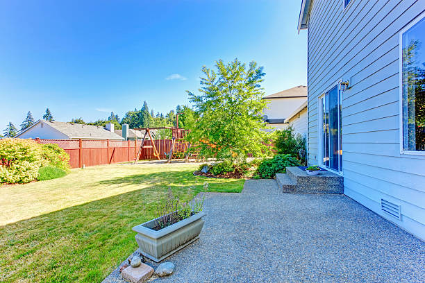 istock Classic american house with playground 509046629